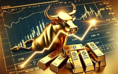 Lonjakan Dramatis Harga Emas, Emas Catat Prestasi Baru.