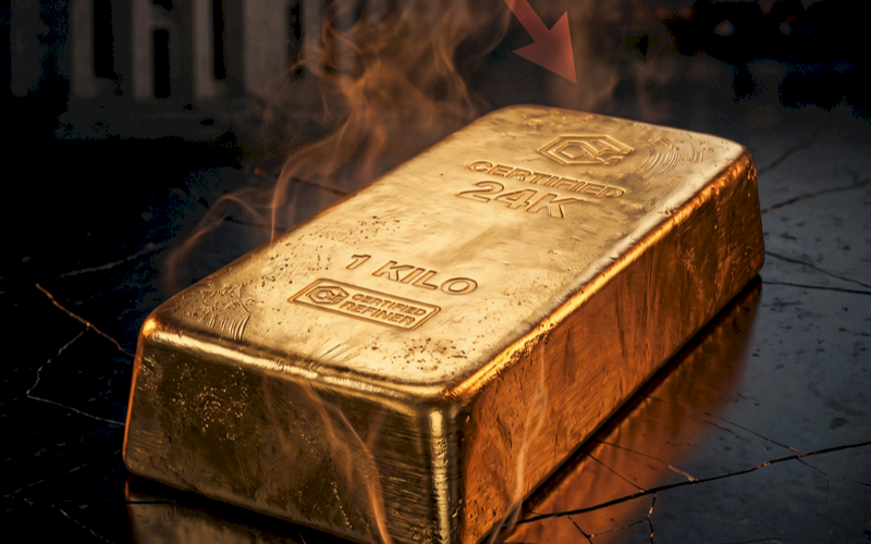Harga Emas Anjlok $47 Akibat Inflasi Panas dan Pertemuan Trump-Xi yang Mengecewakan